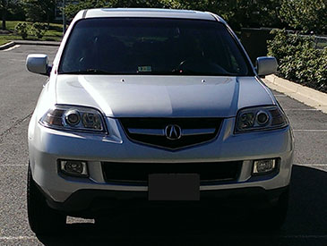 Unity Global Ventures Car Hire - Acura MDX Front